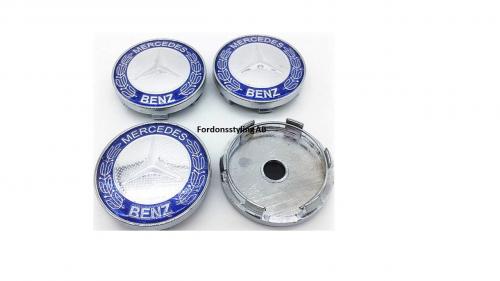 mercedes centrumkåpor blåa