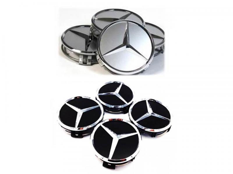 mercedes centrumkåpor till fälgarna