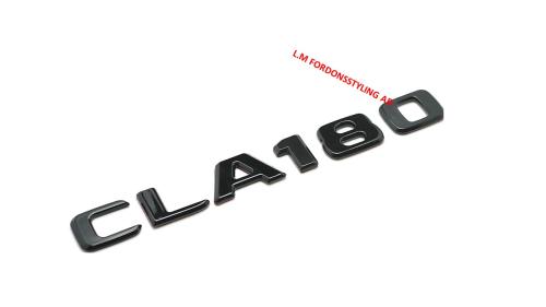 mercedes cla180 cla 180  blank svart emblem