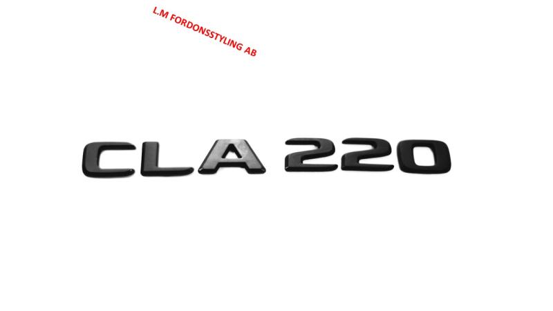 mercedes cla220 cla 220  blank svart emblem
