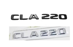 Mercedes CLA220 CLA 220 emblem blank svart / silver