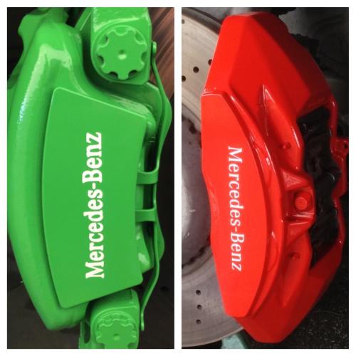 mercedes  dekaler stickers till bromsok