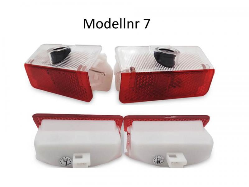 mercedes dörrbelysning led med logo