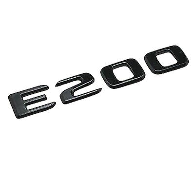 mercedes e200 blank svart emblem