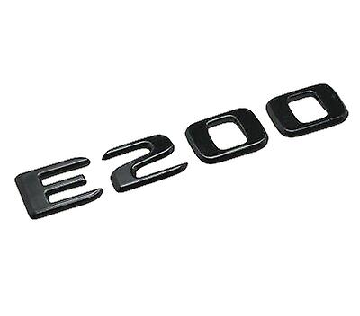 mercedes e200 blank svart emblem