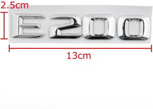 mercedes e200 krom emblem