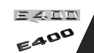 mercedes e400 modell beteckning emblem