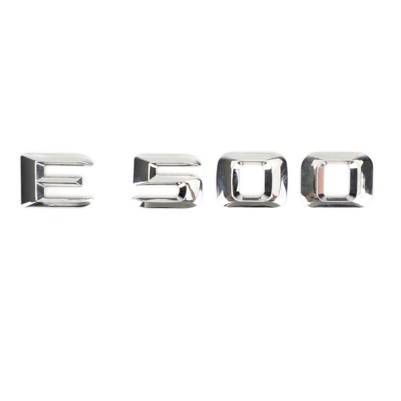 mercedes e500  emblem i silver färg