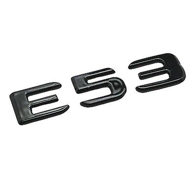mercedes e53 blank svart emblem