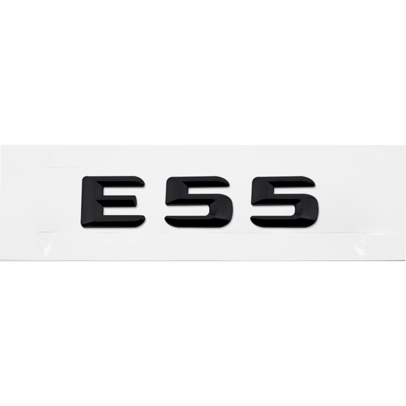 mercedes e55 amg logo emblem i blank svart