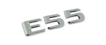 mercedes e55 logo emblem modellbeteckning