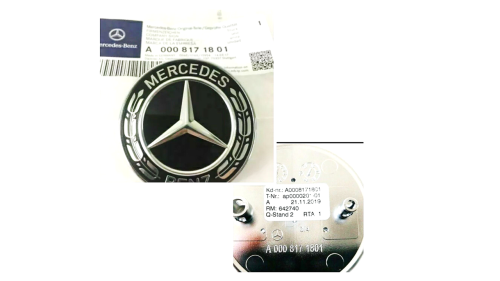 mercedes emblem till motorhuv