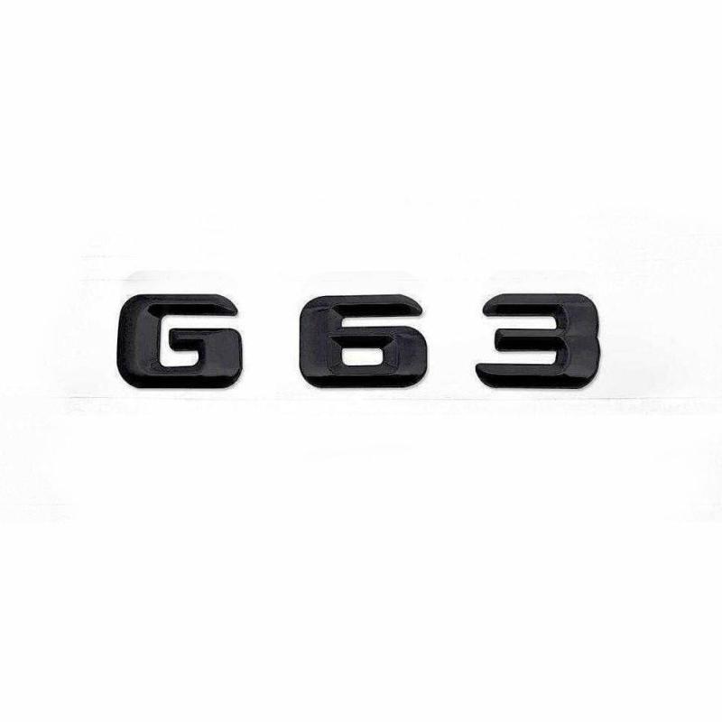 mercedes g63 logo emblem i blank svart