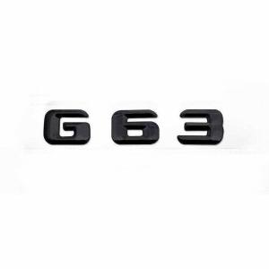 Mercedes G63 G 63 logo emblem blank svart / silver