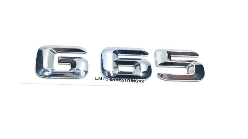 mercedes g65 logo emblem marke i krom
