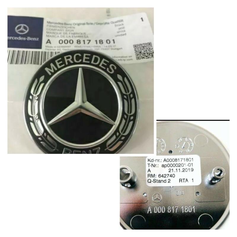 Mercedes emblem till motorhuv CLS CLA SLK