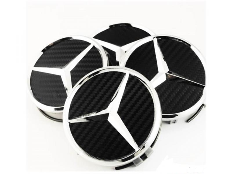 mercedes kolfiber emblem