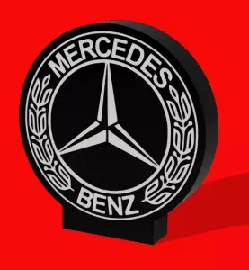 Mercedes nattlampa perfekt till garage