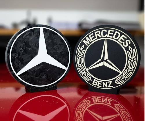 Mercedes nattlampa led dekoration lampa