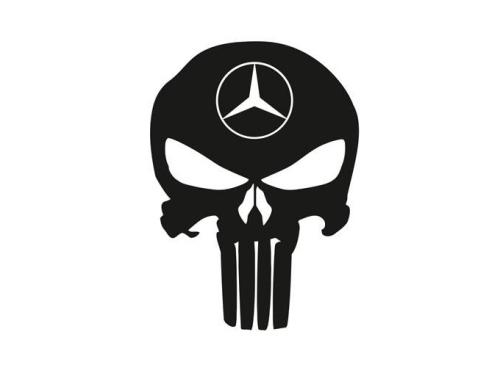 Mercedes punisher dekal dekaler 2st