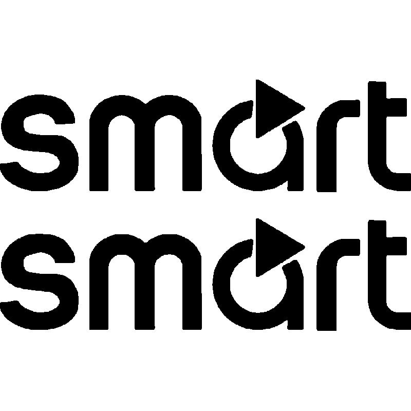 Mercedes Smart dekal 2st stickers dekaler