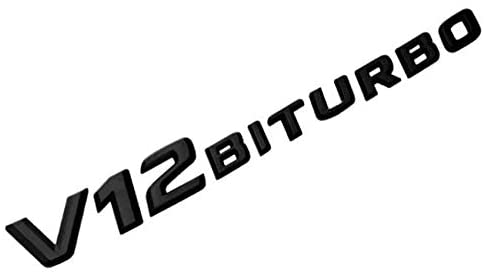 mercedes v12 biturbo emblem svart