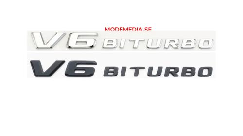 mercedes v6 biturbo emblem till bilen