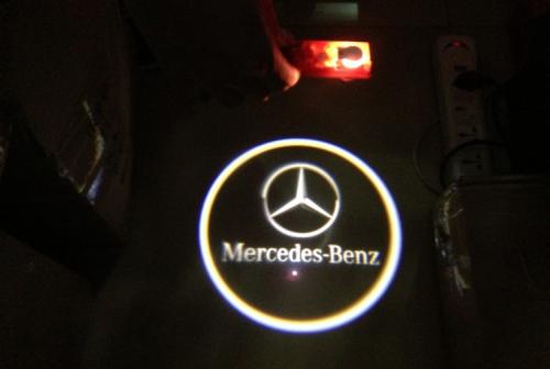 mercedes dörr projektor