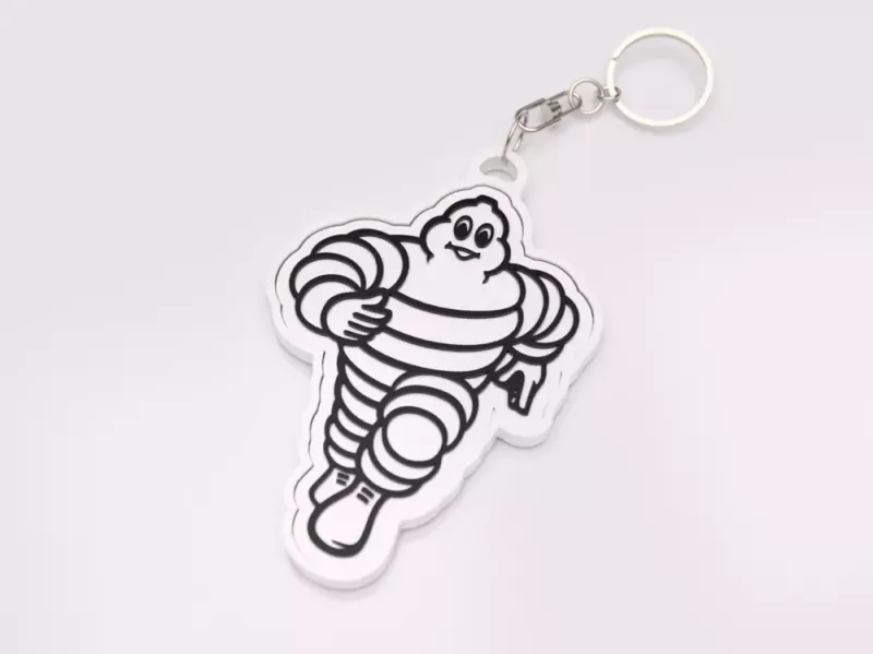 Michelin nyckelring nyckelhänge 3d design