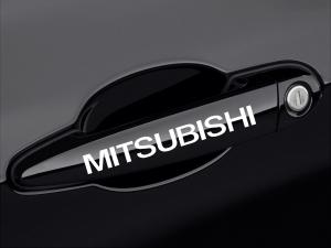 Mitsubishi dekaler dekal till dörrhandtag