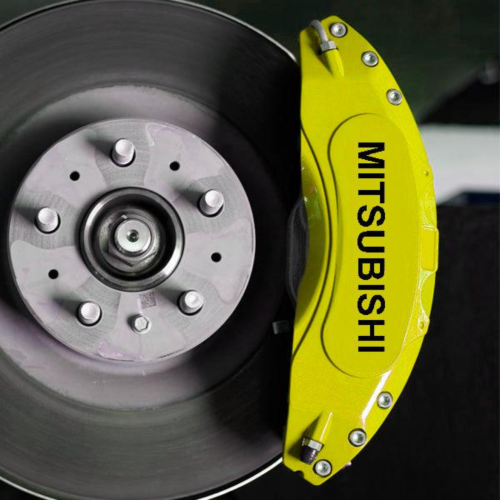 mitsubishi logo bromsdekaler