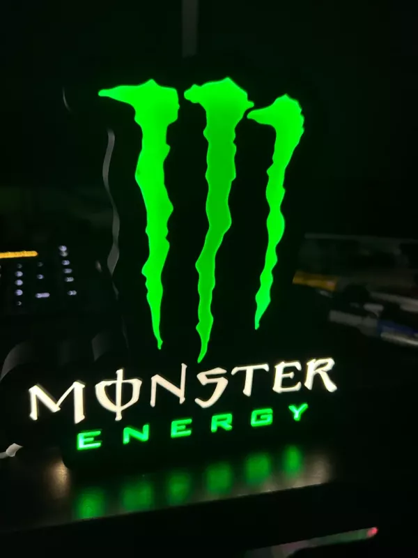 Monster nattlampa perfekt till garaget