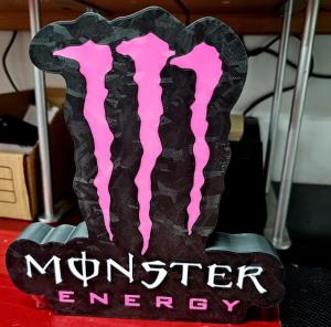 Monster nattlampa perfekt till garaget