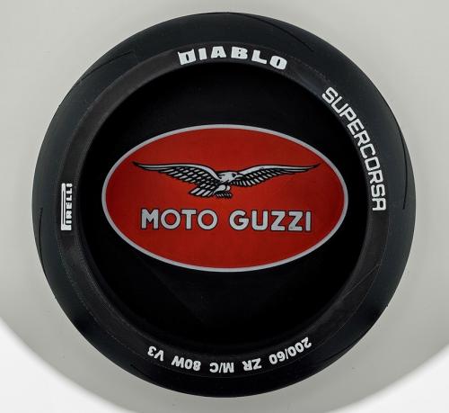 Moto Guzzi-logotyp förvaringsbox - (däck)