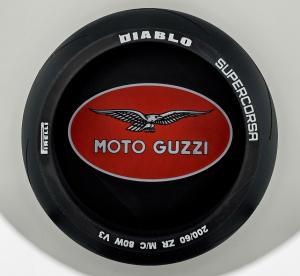 Moto Guzzi-logotyp förvaringsbox - (däck)