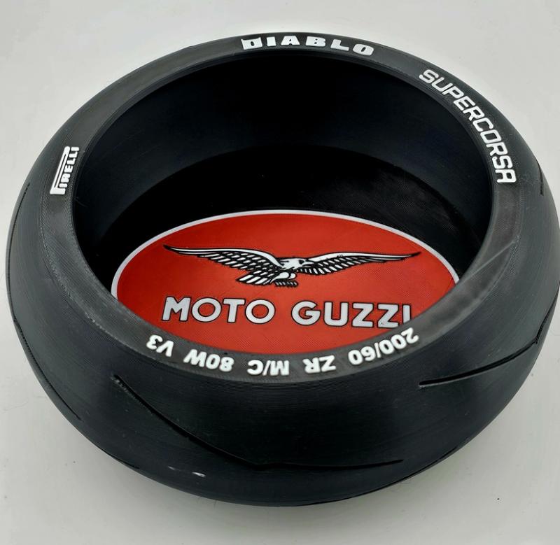 Moto Guzzi-logotyp förvaringsbox - (däck)