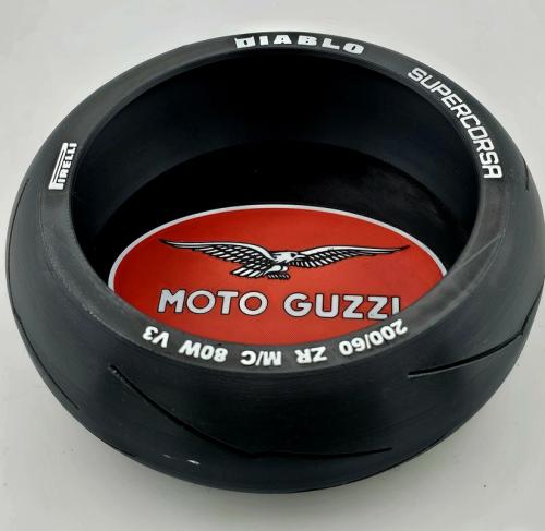 Moto Guzzi-logotyp förvaringsbox - (däck)