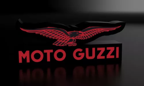 Moto Guzzi mc nattlampa perfekt till garage