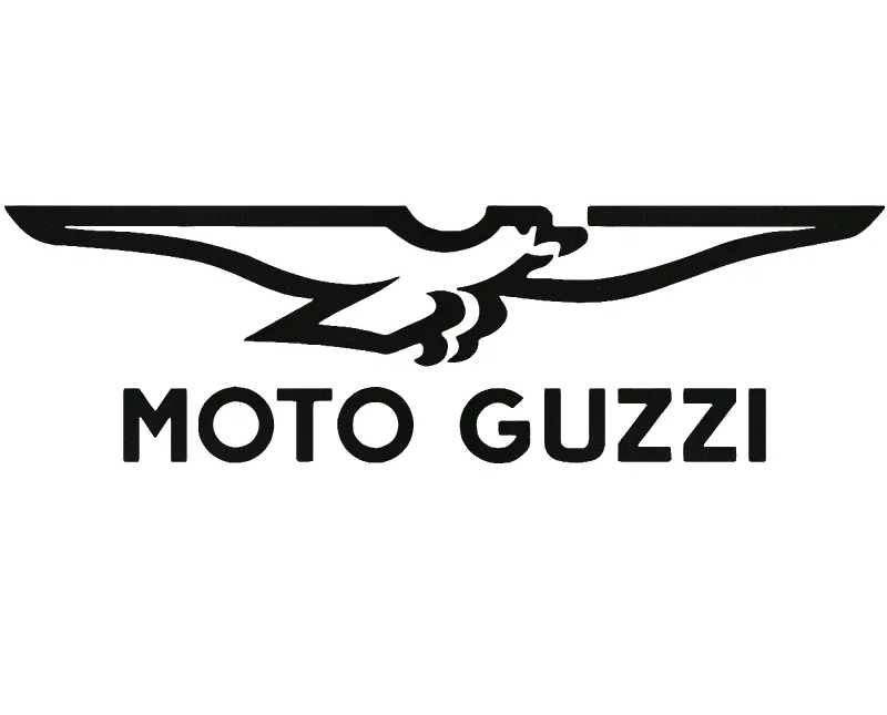 Moto guzzi logo dekaler 2 st dekal sticker