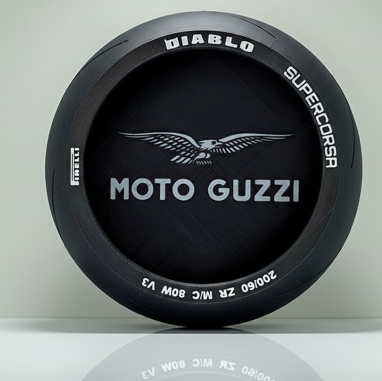 Moto Guzzi-logotyp förvaringsbox - (däck)