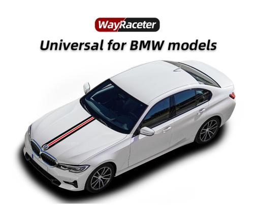 motorhuv dekal till alla bmw bilar