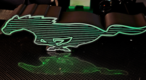 Mustang Mach E nattlampa perfekt till garage