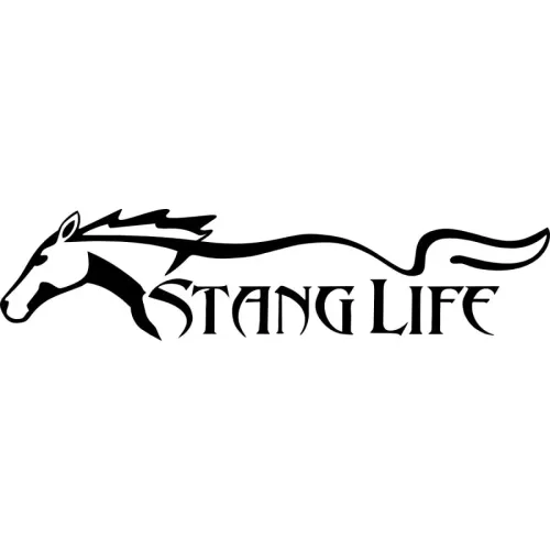 Mustang life dekal 2st dekaler sticker