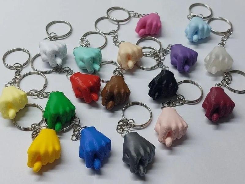 Turkish NAH nyckelring nyckelhänge 3d