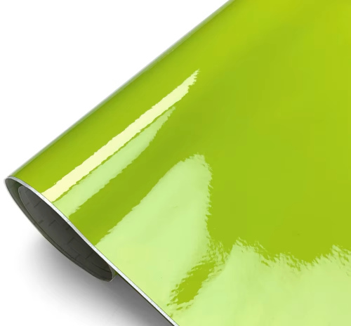 Neon grön wrap foliering vinyl folie 1,5M