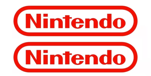 Nintendo dekal 2 st dekaler stickers