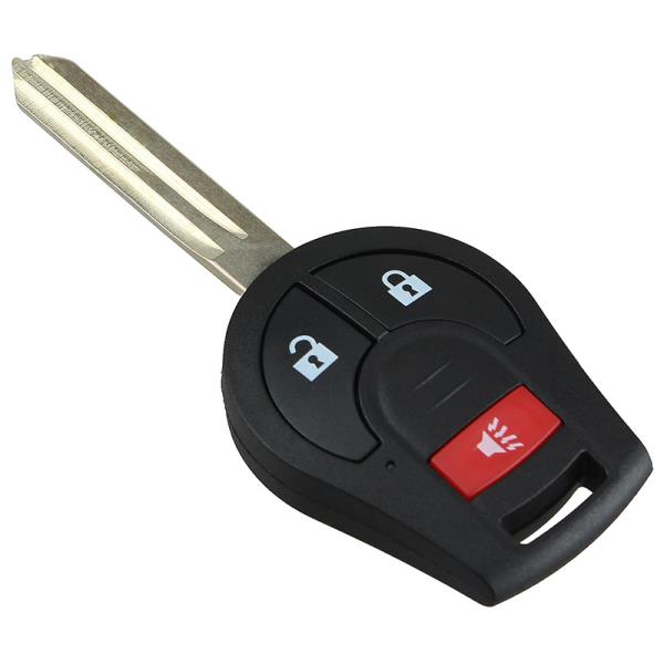 Nissan nyckelskal larmdosa med 3 knappar