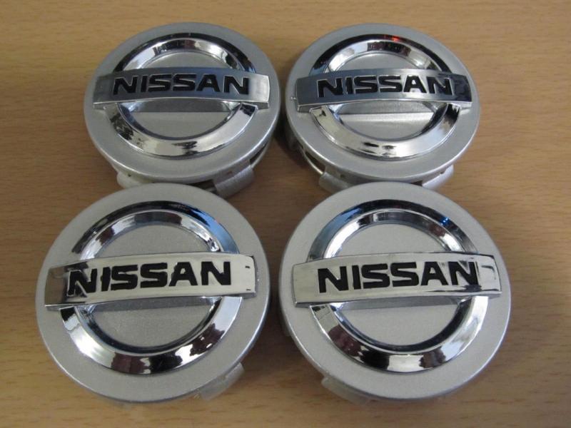 Nissan centrumkåpor 54, 60 mm 4st navkåpor