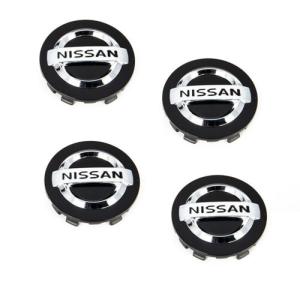 Nissan centrumkåpor i svart 54, 56, 60