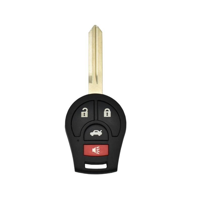 Nissan bilnyckel nyckelskal med 4 knappar